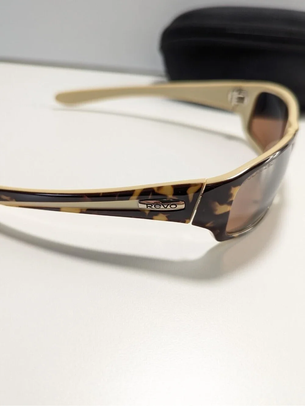Revo Sunglasses Re2043-03 Checkpoint 125 Polarized Tortoise And Tan